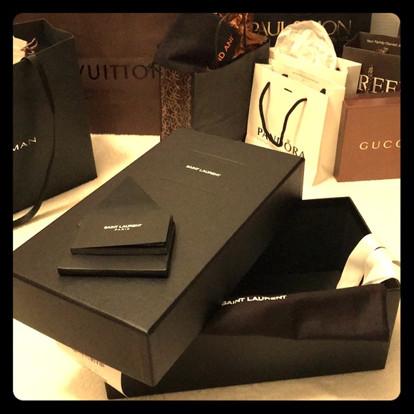 ysl dust bag and box